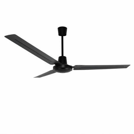 Ventilador de teto Orbegozo CF107142 com controle remoto de parede | 3 pás de metal | Preto