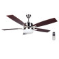 Ventilatore da soffitto Orbegozo da 132 cm con telecomando | 5 pale | Luce LED | 3 velocità | Ventilazione per grandi spazi
