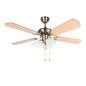 Ventilador de Techo Orbegozo Luz LED | 5 Palas Reversibles | 105 cm | 3 Velocidades | Potente y Silencioso