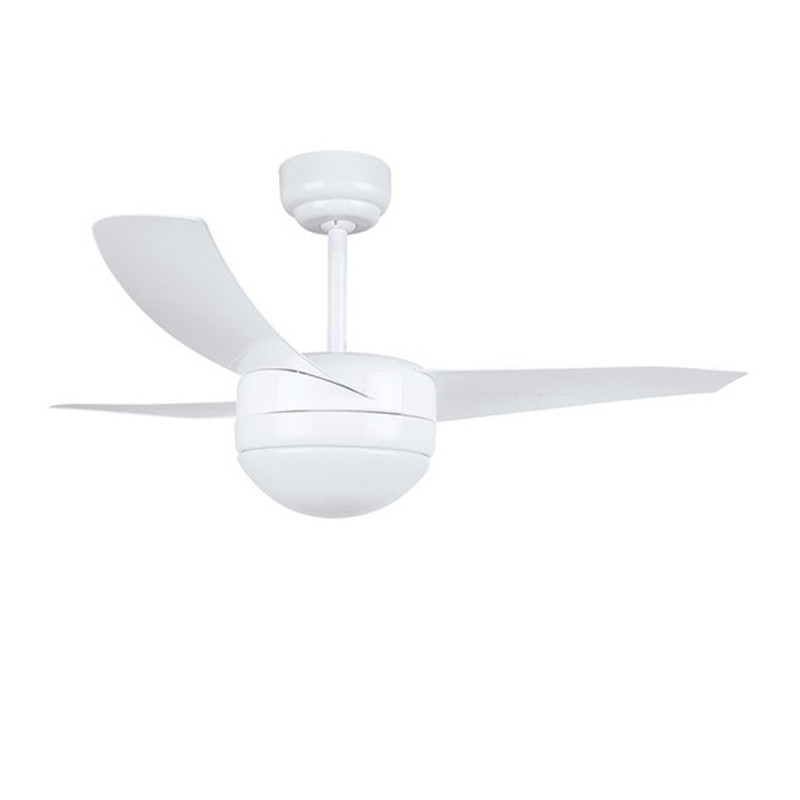 Ventilatore da soffitto Orbegozo da 105 cm con telecomando e luce, 3 pale, bianco | Potente ed elegante