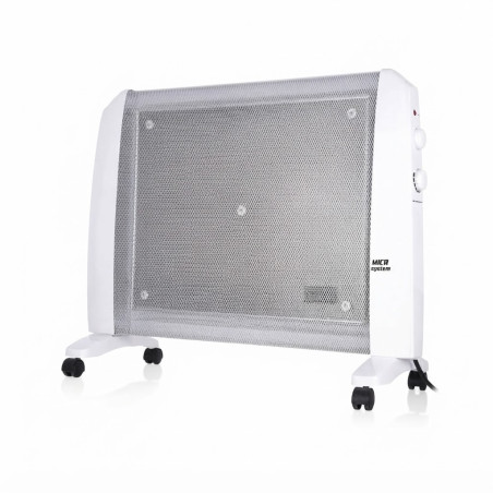 Radiateur Orbegozo 1500W en mica | Chauffage en mica | Radiateur électrique avec thermostat | Dispositif anti-basculement