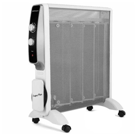Radiador de Mica 1500W Orbegozo | Estufa de Mica | Radiador Electrico con Termostato | Seguridad Antivuelco