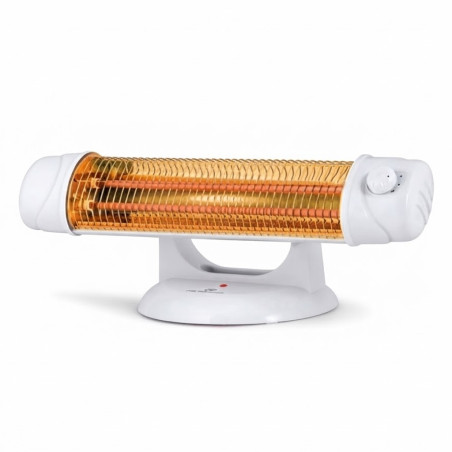 Quartz Heater with 2 Heat Settings 600-1200W | Heater with Quartz Tubes | Radiator with Anti-Tip Protection