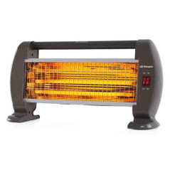 Radiateur infrarouge, Poêle 1200W Orbegozo BP0204. 2 barres en quartz. Émission de chaleur instantanée