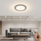 Spot LED encastré circulaire gris 12 cm | 6 W CCT