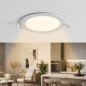 Faretto LED circolare da incasso, bianco, 22 cm | Faretto LED da 20 W, luce bianca calda