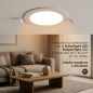 Spot LED circulaire encastré, blanc, 16,5 cm | Spot LED 12 W, blanc chaud Spot LED circulaire encastré, blanc, 16,5 cm | Spot LED 12 W, blanc chaud