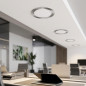 Luminária de embutir LED circular cromada de 12 cm | 6W CCT Luminária de embutir LED circular cromada de 12 cm | 6W CCT
