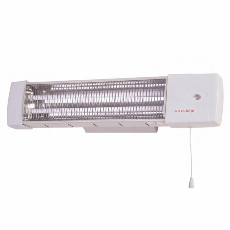 Riscaldatore al quarzo | 2 elementi riscaldanti 600-1200W | Riscaldatore a tubo di quarzo | Radiatore a parete