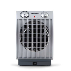 Radiateur soufflant classique FH6035 Orbegozo, Chauffage d'appoint, 2 modes de puissance, Transport et rangement faciles