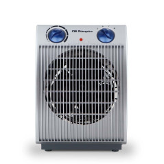Calefactor Oscilante 2200W Orbegozo | Función Ventilador | Termostato Ajustable | Calefactor de Suelo para Baño y Hogar