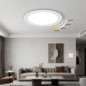 Luminária de embutir circular LED, branca, 22 cm | 18W CCT com ajuste de temperatura de cor