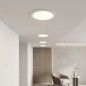Spot encastré circulaire à LED blanche 17 cm | 12 W, température de couleur réglable