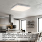 Plafonnier LED carré 30 cm 18 W 1800 lm | Lampe de plafond LED pour éclairage intérieur Plafonnier LED carré 30 cm 18 W 1800 lm | Lampe de plafond LED pour éclairage intérieur