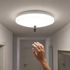 Plafón LED Circular 30 cm 18 W 1800 lm | Sensor de Movimiento | Lámpara LED de Techo