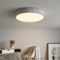 Plafoniera LED circolare da 33 cm, 18 W, 1350 lm | Bordo grigio | Lampada da soffitto a LED