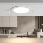 Runde LED-Einbauleuchte, weiß, 22 cm | 20-W-LED-Spot, warmweiß