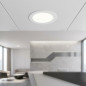 Faretto LED circolare da incasso bianco da 12 cm | Faretto LED da 6 W bianco neutro