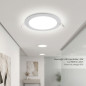 Downlight LED Empotrable Circular Blanco 22 cm | Foco LED 20 W Luz Neutra