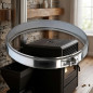 Abrazadera Inox Doble Pared 80 mm | Fijación para Tubos de Estufas de Pellet y Chimeneas