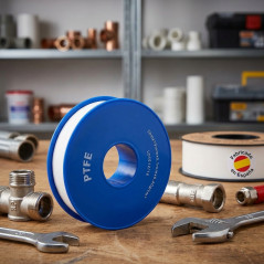 Rouleau de ruban d'étanchéité fileté en téflon 15 m PTFE 19 mm