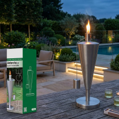 Privilege Edelstahl Taschenlampe 27 cm