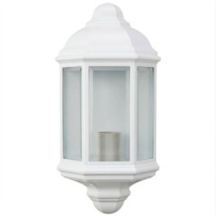 Applique murale extérieure Epoque White 60 W | Aluminium moulé sous pression | IP23 | Douille E27