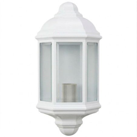 Epoque White 60W Outdoor Wall Light | Die-cast Aluminum | IP23 | E27 Socket