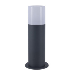 Dissuasore da giardino nero per esterni, 30 cm, 28 W | Alluminio | Diffusore in policarbonato | IP54 | Attacco E27