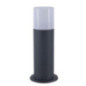 Black Outdoor Garden Bollard 30cm 28W | Aluminum | Polycarbonate Diffuser | IP54 | E27 Socket