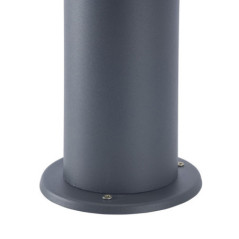 Black Outdoor Garden Bollard 30cm 28W | Aluminum | Polycarbonate Diffuser | IP54 | E27 Socket