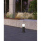 Black Outdoor Garden Bollard 30cm 28W | Aluminum | Polycarbonate Diffuser | IP54 | E27 Socket