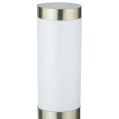 Gartenpollerleuchte aus Aluminium, 45 cm, 60 W | Edelstahl | Schutzart IP44 | E27-Fassung