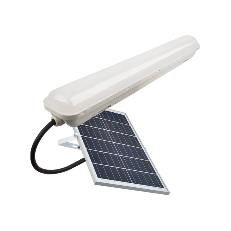 Lampe solaire LED 36 W | Blanc froid | Panneau solaire avec télécommande | Minuterie | IP65 Lampe solaire LED 36 W | Blanc froid | Panneau solaire avec télécommande | Minuterie | IP65