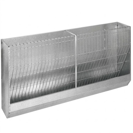 Forrajera de Pared para Ganado Ovino | 200x37x64 cm | Uso para Ovejas, Corderos, Cabras | Resistente y duradera