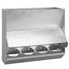 Wandmontierter Futtertrog für Schafe | 57 x 21 x 48 cm | Geeignet für Schafe, Lämmer und Ziegen | Robust und langlebig