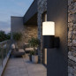 Aplique de Pared Exterior Negro 28W | Aluminio | Difusor de Policarbonato | IP54 | Casquillo E27 Aplique de Pared Exterior Negro 28W | Aluminio | Difusor de Policarbonato | IP54 | Casquillo E27