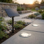 Pack of 2 Recessed Solar LED Lights 2W 112 lm | Neutral White | IP65