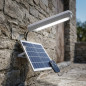 Lampe solaire LED 36 W | Blanc froid | Panneau solaire avec télécommande | Minuterie | IP65 Lampe solaire LED 36 W | Blanc froid | Panneau solaire avec télécommande | Minuterie | IP65