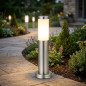 Baliza de Jardin Exterior Aluminio 45 cm 60W | Acero Inoxidable | IP44 | Casquillo E27 Baliza de Jardin Exterior Aluminio 45 cm 60W | Acero Inoxidable | IP44 | Casquillo E27