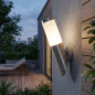 Aplique de Pared Exterior de Aluminio 60W | Acero Inoxidable | IP44 | Casquillo E27 Aplique de Pared Exterior de Aluminio 60W | Acero Inoxidable | IP44 | Casquillo E27