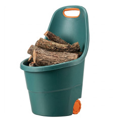 Carrinho de Jardim Multiuso 68 Litros | Carrinho de Transporte 89 x 57 x 53 cm | Carrinho de Mão para Jardim, Pátio e Terraço