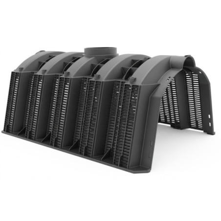 Tunel Filtracion 300 L | Tuneles de Drenaje para Fosa Septica y Depuradora | 1,16x0,8x0,51 m | Apto tránsito de vehículos