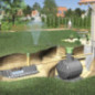 Ensemble de 4 tunnels de filtration de 300 L | Tunnels de drainage pour fosses septiques et stations d'épuration | Couvercles et