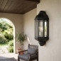 Epoque Black 60W Outdoor Wall Light | Die-cast Aluminum | IP23 | E27 Socket