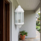 Epoque White 60W Outdoor Wall Light | Die-cast Aluminum | IP23 | E27 Socket