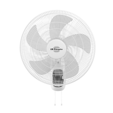 Ventilador de Pared 3 Velocidades Orbegozo | Ventilador Oscilante 45 cm con Mando a Distancia | Cabezal Inclinable
