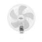 Ventilador de parede Orbegozo com 3 velocidades | Ventilador oscilante de 45 cm com controle remoto | Cabeça inclinável