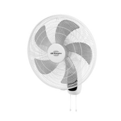 Ventilatore da parete Orbegozo a 3 velocità | Ventilatore oscillante da 45 cm con telecomando | Testa inclinabile