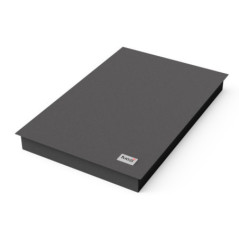 Tapas para Placas de Cocina Electrica para Barbacoa de Obra Kitaway 57×37×5,5 cm | Tapa de Acero Negro para Barbacoa